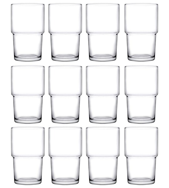 Paşabahçe Hill 420204 – 12 Cups (Made in Turkey)