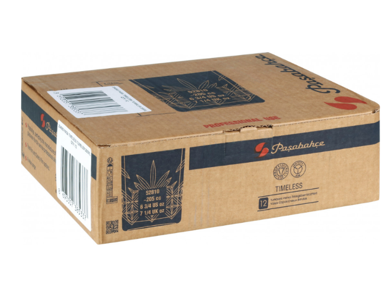 Paşabahçe Timeless – 12 Cup Box (Turkey)