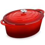 Oval Cast Iron Dutch Oven (Size 31)