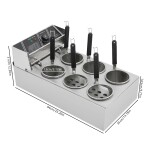 Electric Pasta Cooker – Professional 20L Commercial Pasta Machine with 6 Baskets