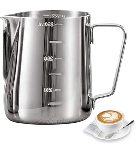 Stainless Steel Coffee Milk Pitcher – 550 ml