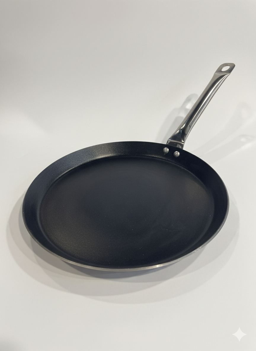 ELKARNAK Stainless Steel Crepe Pan