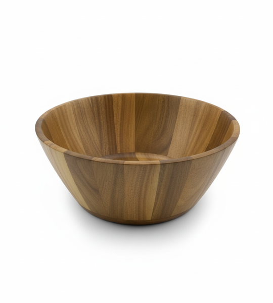 Asersus Wood Large Salad / Dough Bowl, 30 cm