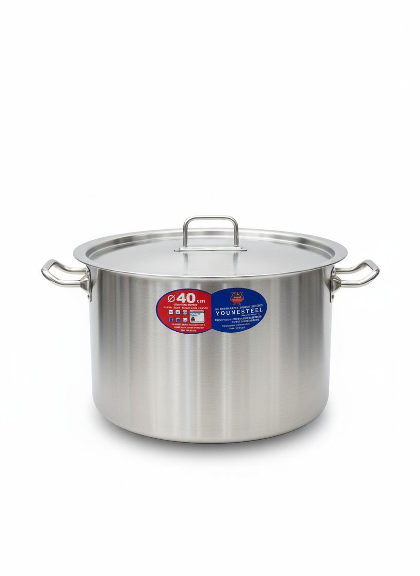 Younesteel Stainless Steel Cooking Pot – 40 cm