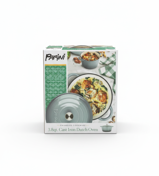 Parini 3.8-qt Enameled Cast Iron Dutch Oven