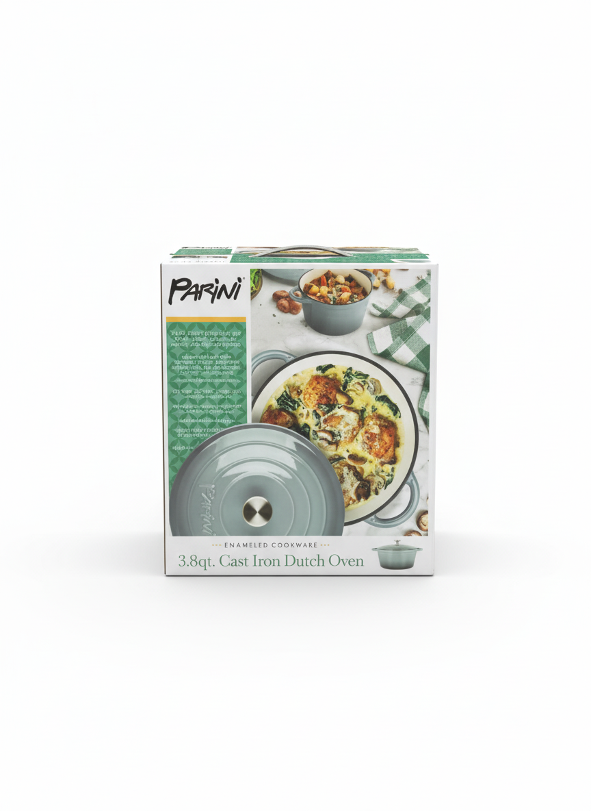 Parini 3.8-qt Enameled Cast Iron Dutch Oven