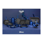 Gigilli 24-Piece Titanium Cookware Set